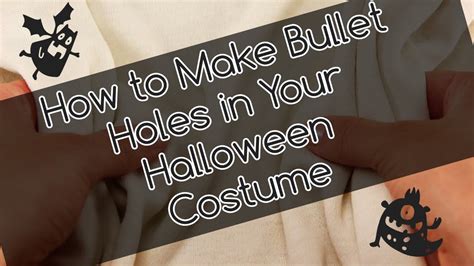 how to make a fake bullet hole in clothes|Easy Fake Bullet Holes for Cosplay .